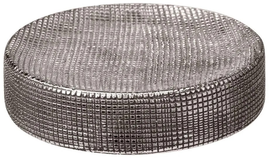 Керамична сапунерка в сребрист цвят Rivara – Wenko