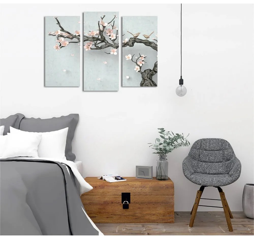 Картини в комплект от 3 бр. Sakura - Wallity