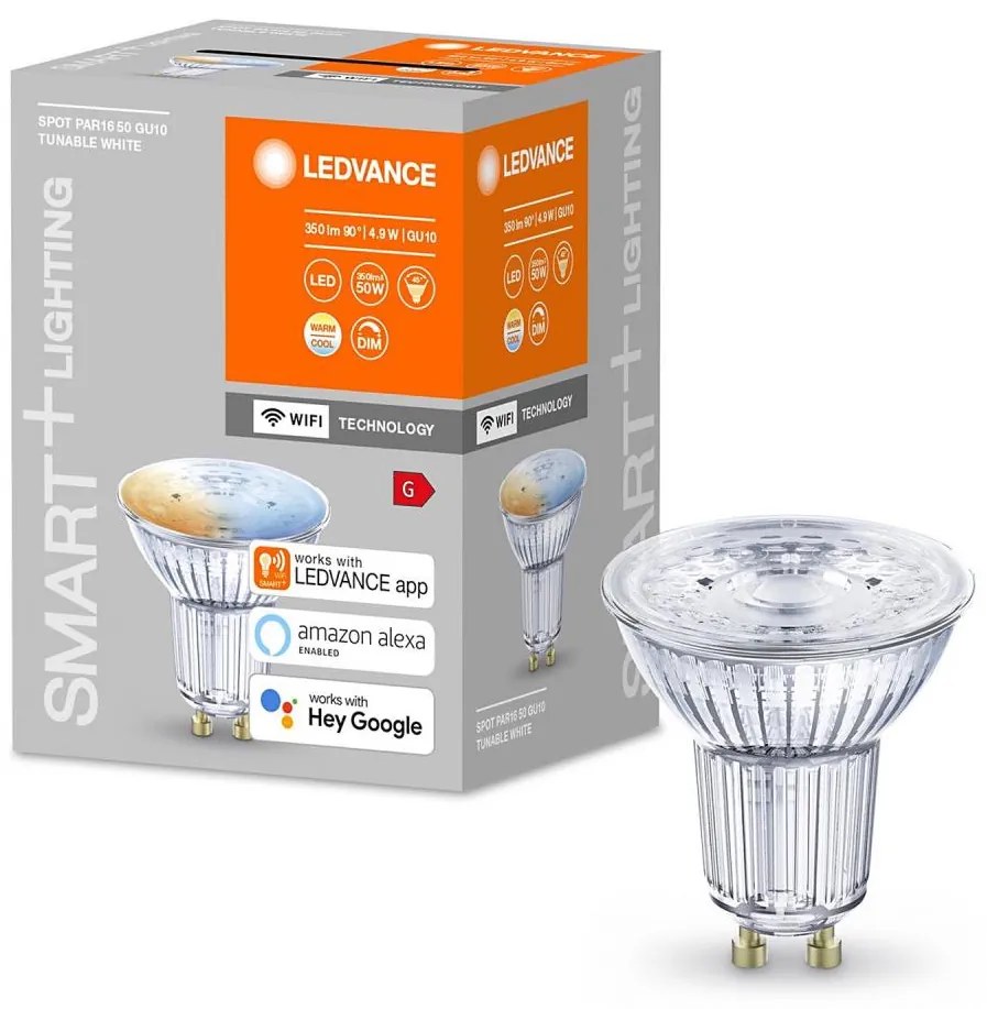 LED Димируема крушка SMART+ GU10/5W/230V 2700K-6500K - Ledvance