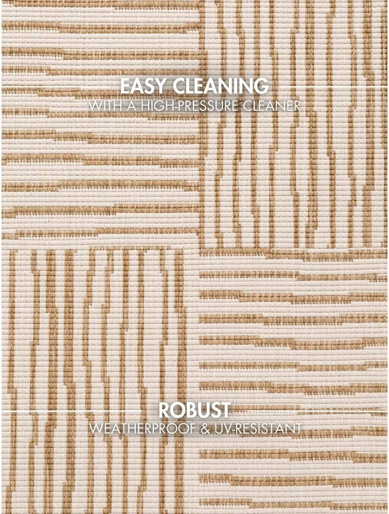 Кремав/в естествен цвят килим за открито и закрито 120x170 cm Haringey Nightingale – Ted Baker