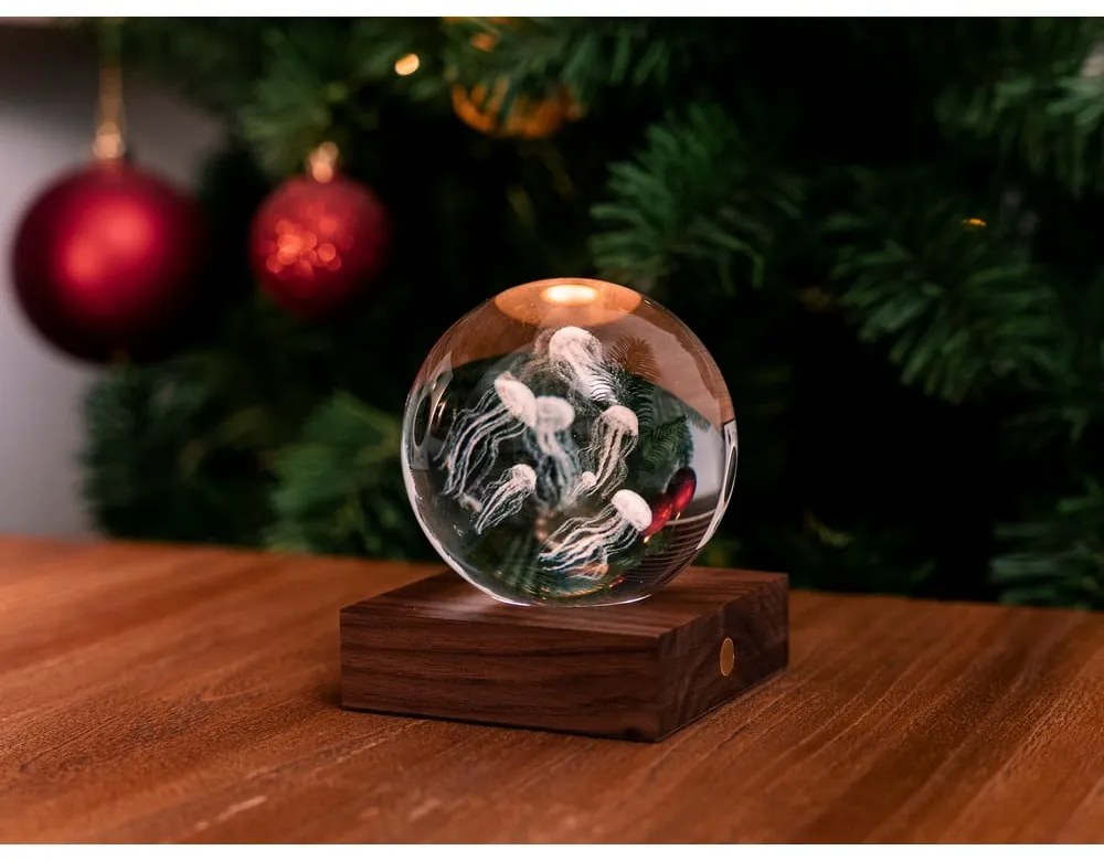 Тъмнокафява светлинна декорация с USB Amber – Gingko