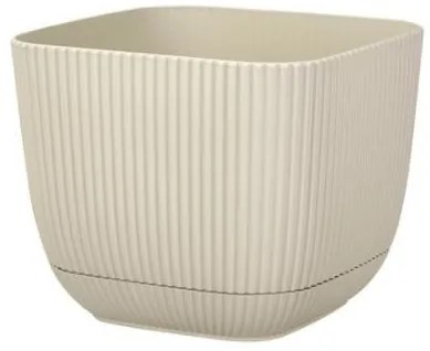 Horecano - Квадратна саксия №2 - 11x11xh9.5cm 670ml ЛАТЕ (G-382-L)