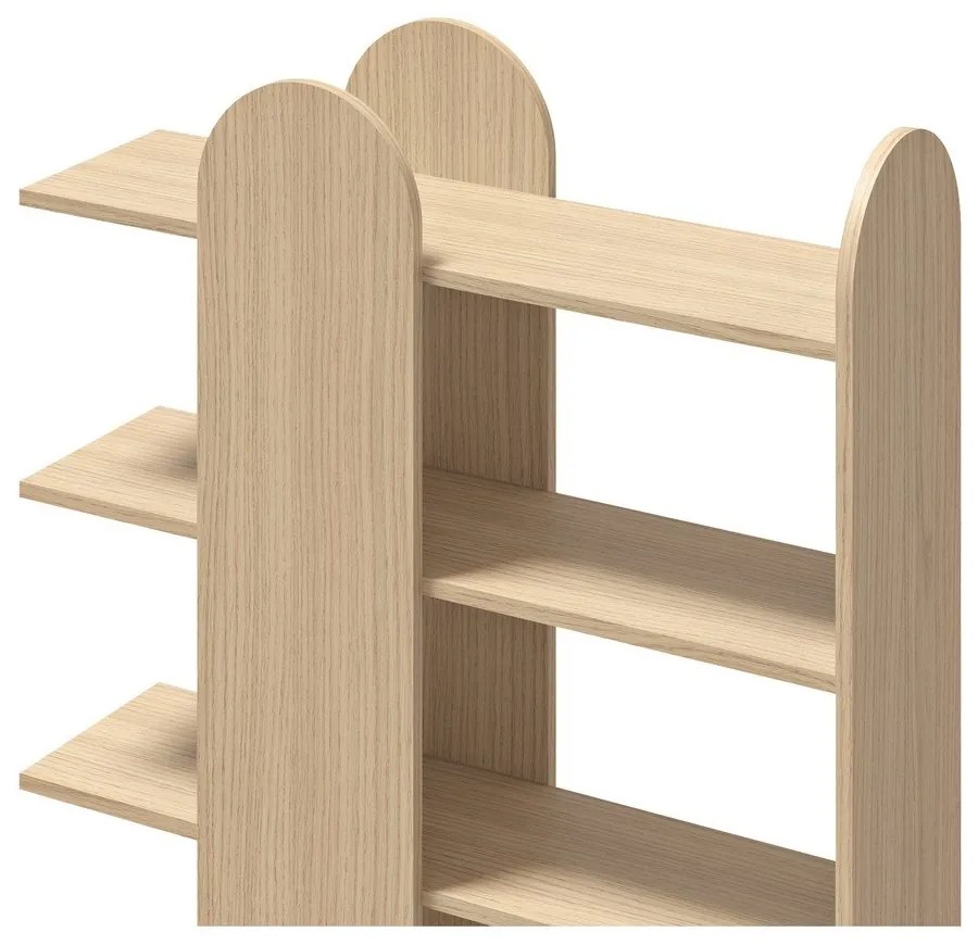 Етажерка за книги в дъб 112x175 cm Venice - TemaHome