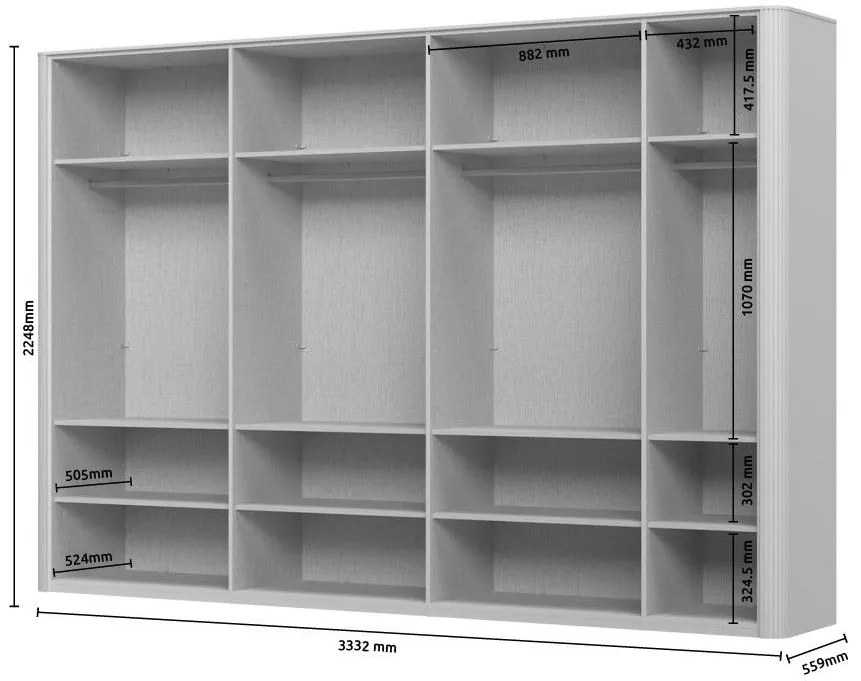 Гардероб Dutchess седемкрил
