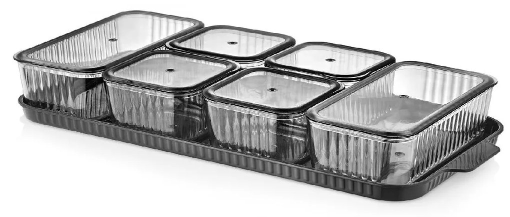 Комплект кутии за съхранение (13 броя), цвят Антрацит