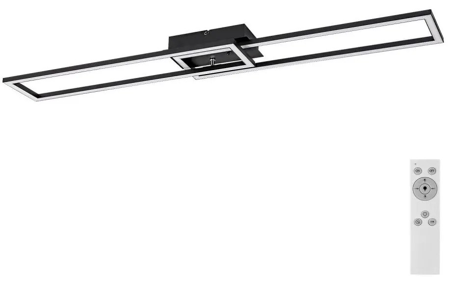 Rabalux 71004 - Димируемо LED таванно осветително тяло NEFERTUM LED/38W/230V + дистанционно управление