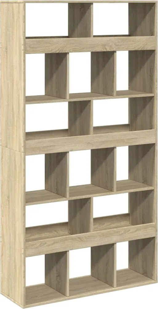 3309539 vidaXL Разделител за стая сонома дъб 100x33x187,5 см инженерно дърво