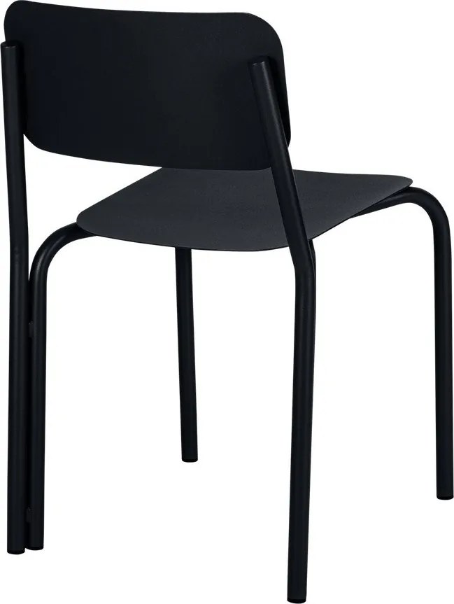 Черен градински стол метален Kei – noo.ma