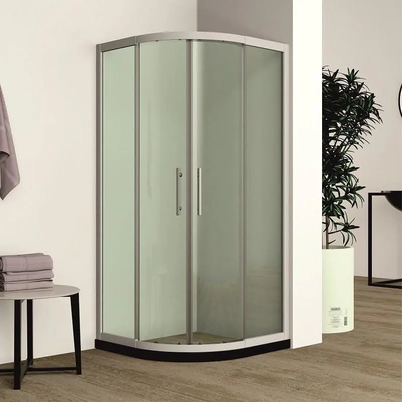 Душ кабина ICS 789 WHITE, 85-95x85-95х200см, 5мм