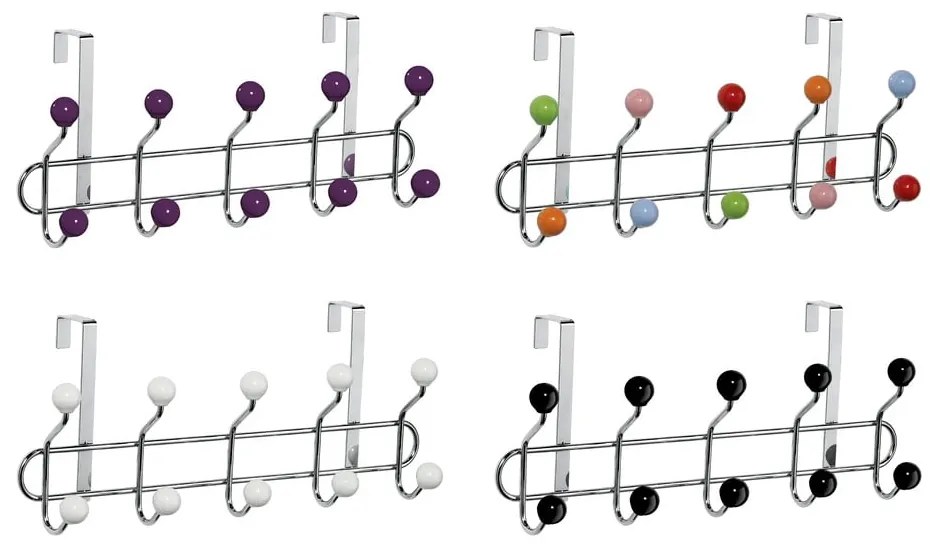 Метална закачалка за врата в цвят бордо-сребро 41 cm - Premier Housewares