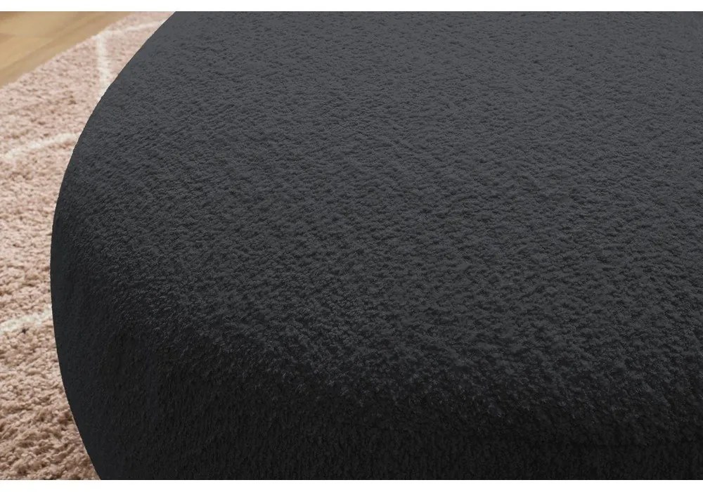 Тъмносива табуретка от букле Saint-Germain - Bobochic Paris