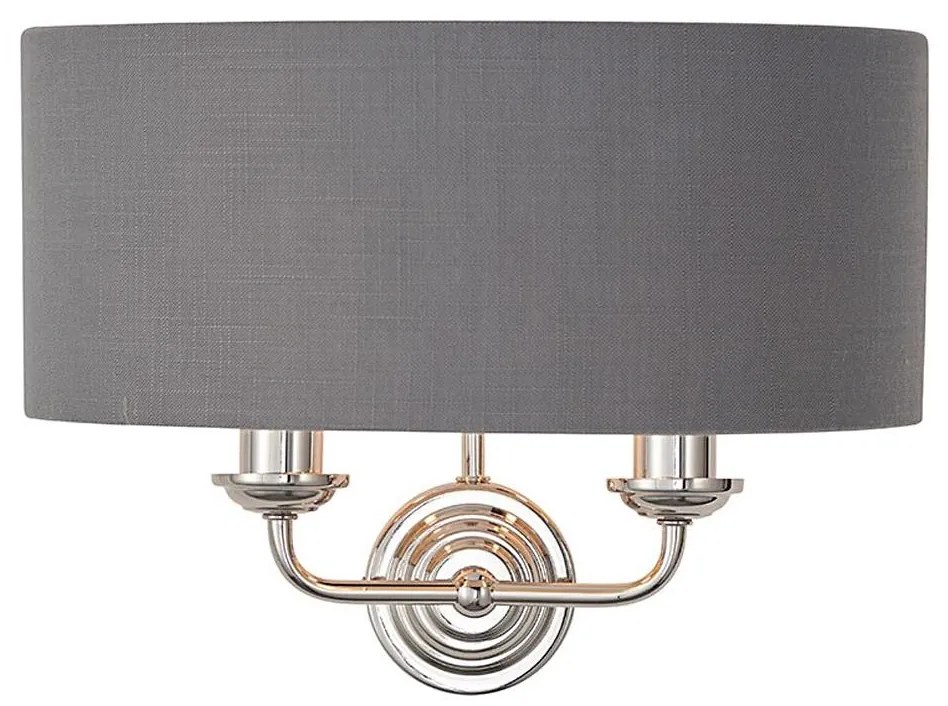 Endon 94406 - Аплик HIGHCLERE 2xE14/40W/230V тъмен/лъскав хром