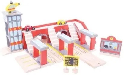 Bigjigs - Голяма дървена централна гара