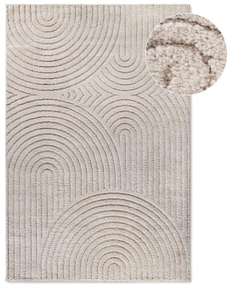 Бежов килим 160x235 cm Panglao New York Taupe – Elle Decoration
