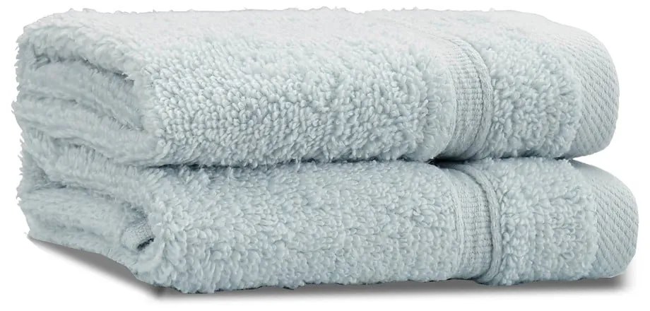 Светлосини памучни кърпи в комплект от 2 бр. от тери 30x30 cm Zero Twist – Catherine Lansfield