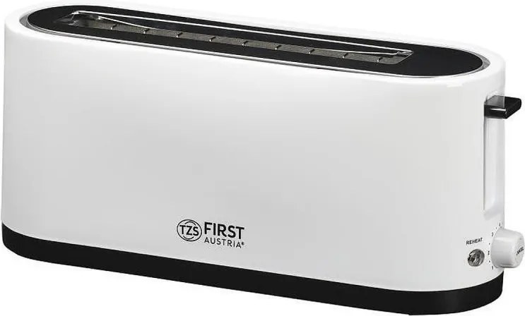 Тостер за хляб First Austria FA-5368-4, 900W, Размразяване, 38 см, Бял