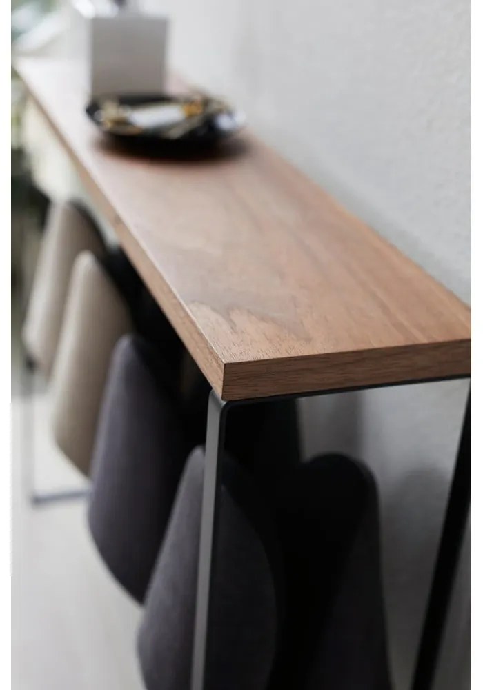 Метална поставка за чехли в черно-природен цвят Tower - YAMAZAKI