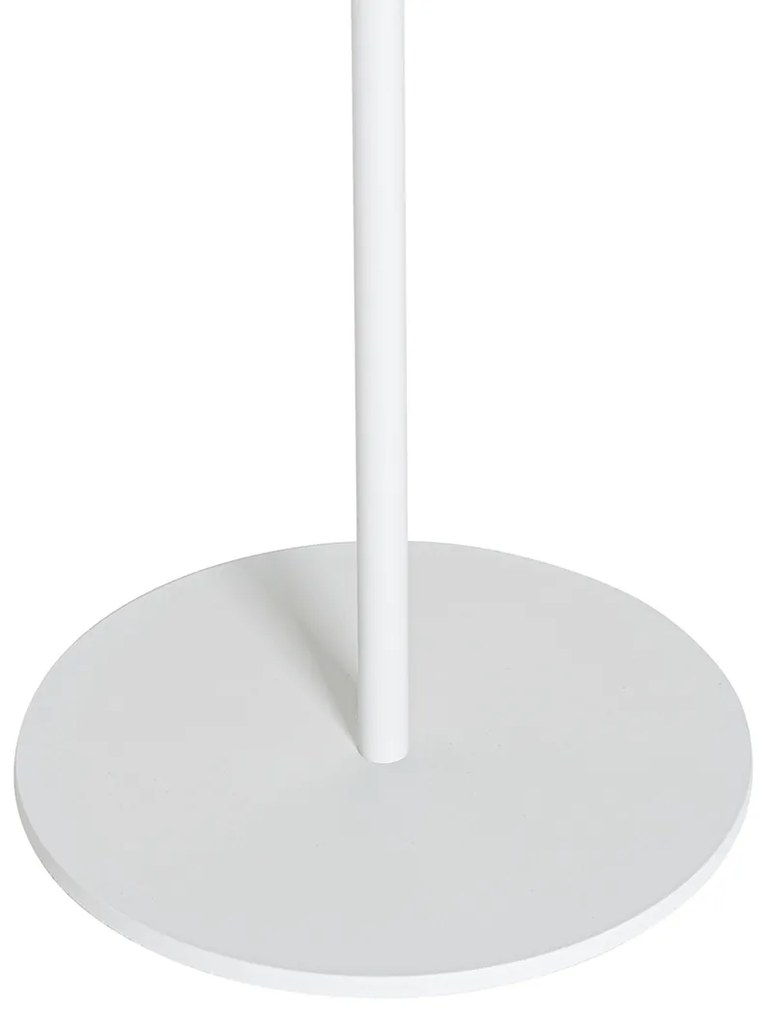 Подова лампа за външен монтаж бяла с LED 3-степенна димируема на слънчева енергия - Ferre