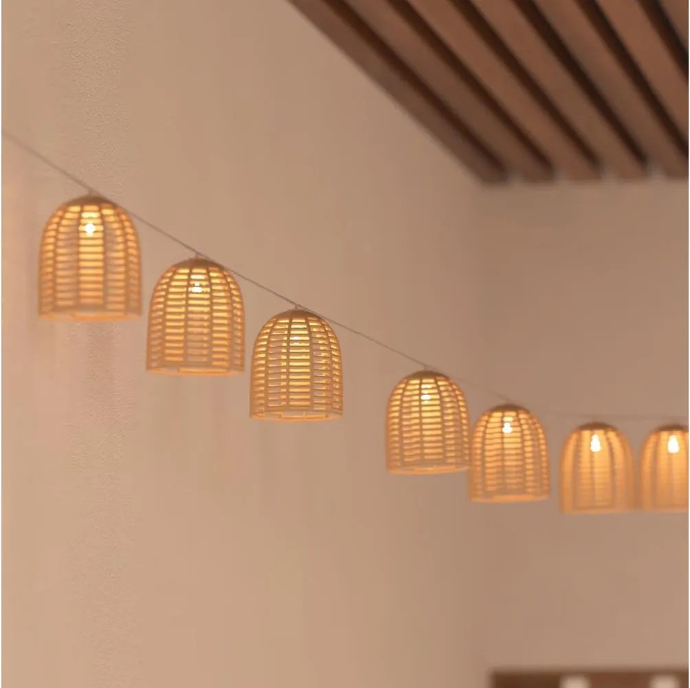 Atmosphera - Соларен LED декоративен гирлянд AIA 10xLED 3,35m IP44 топла бяла светлина