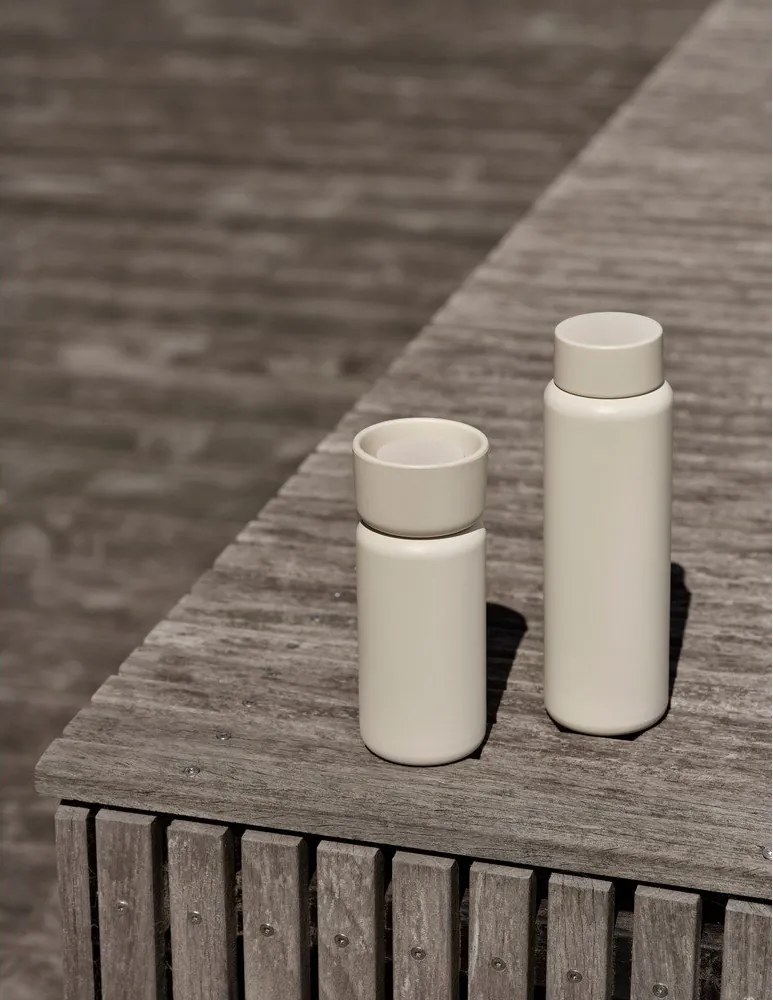 Бежова термочаша от неръждаема стомана 400 ml Singles – Zone