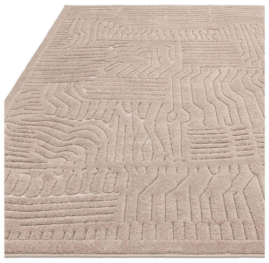 Бежов килим 200x290 cm Valley - Asiatic Carpets