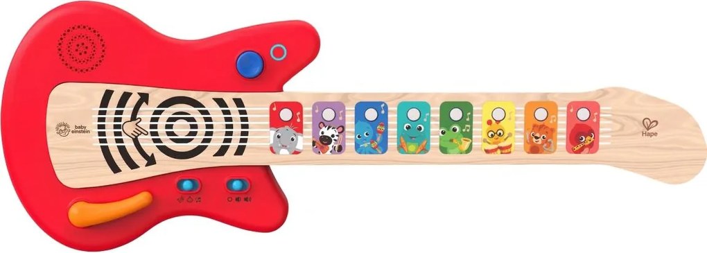 Baby Einstein - Дървена музикална играчка MAGIC TOUCH китара 3xAA