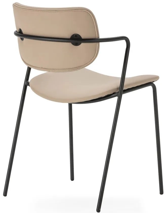 Бежови трапезни столове в комплект от 2 бр. Maika – Marckeric