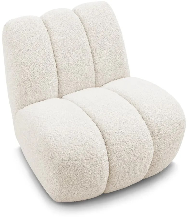 Бяло кресло от прежда с примки от букле Janissaire – Bobochic Paris