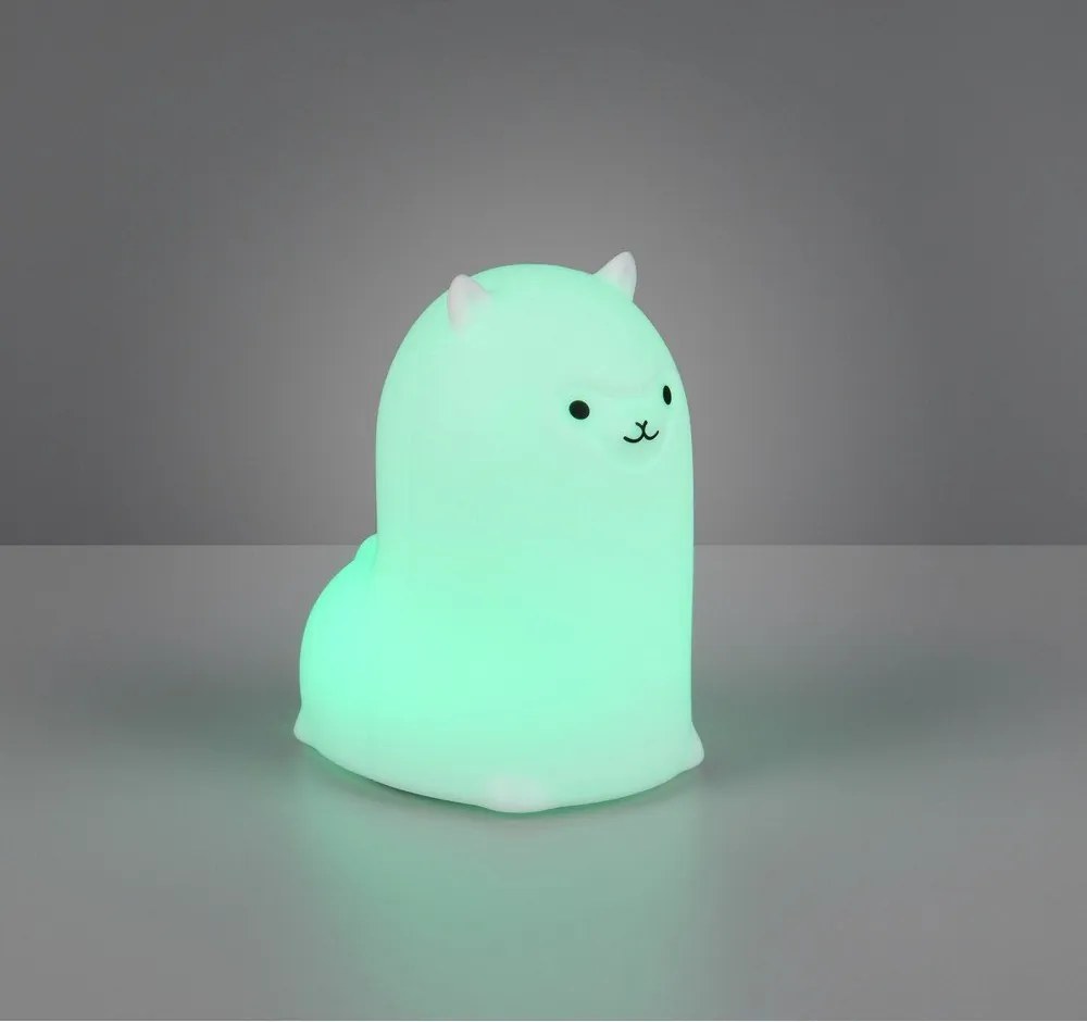 Бяла детска нощна лампа Paky – Reality