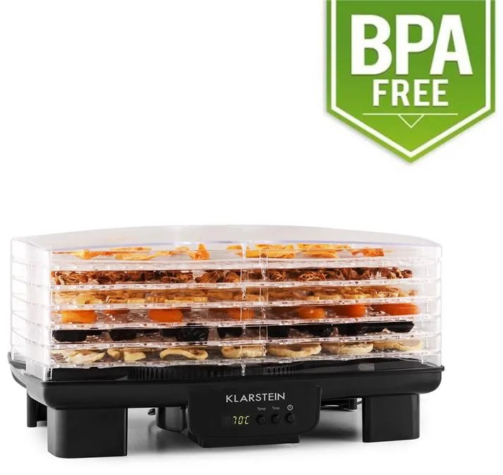 Klarstein Bananaramaизсушител за плодовечерен 550Wдехидратор 6 нива