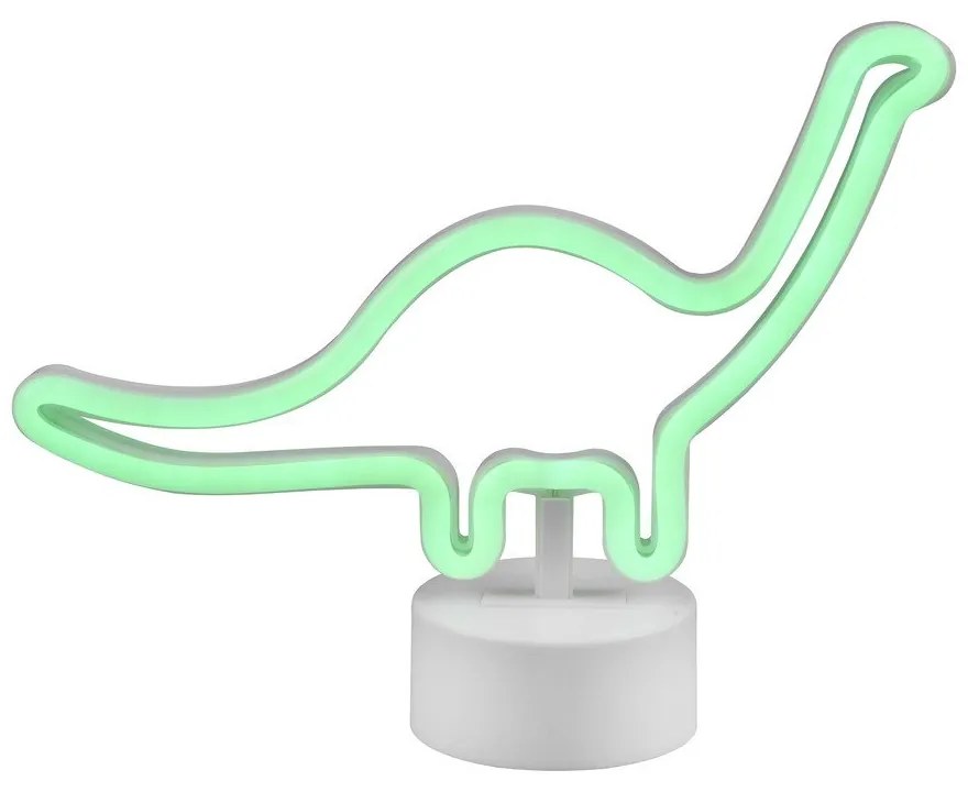 Бяла LED настолна лампа (височина 20 см) Bronto - Reality