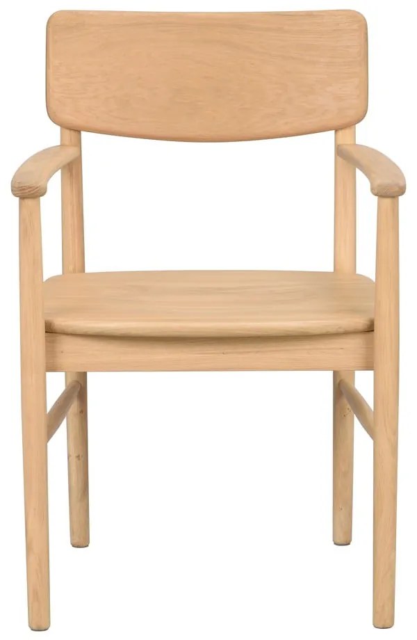 Трапезен стол от масивен дъб естествен Maidstone – Rowico