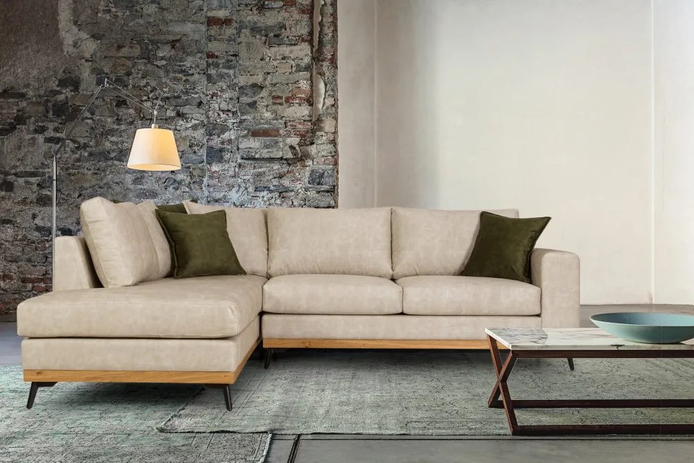 Ъглов диван Rotondo-Сиел-Ляво