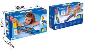 Комплект дървена писта, Hape Quadrilla, Музикална пързалка, 5 части