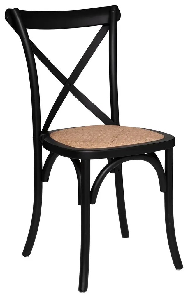 Трапезен стол atmosphera Isak, Дъб - Черен