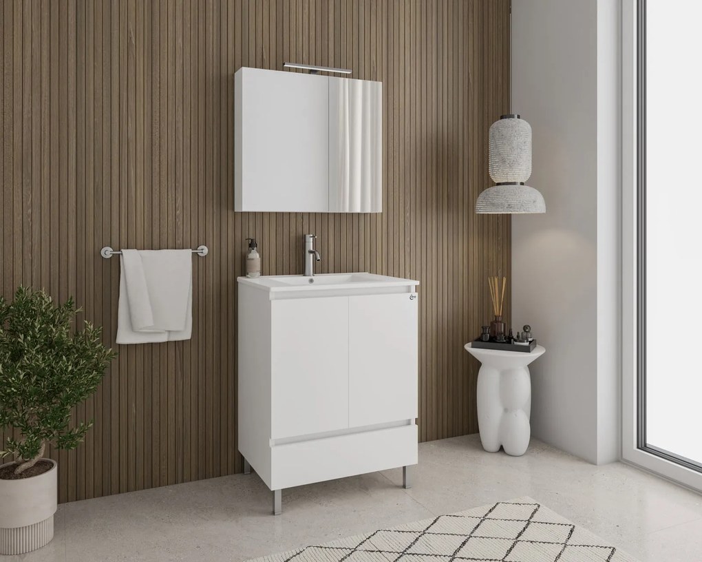 Комплект за баня Drop Delta 75-Gkri Anoixto