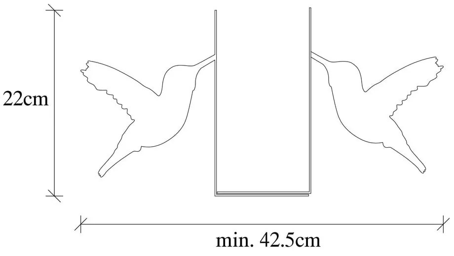 Поставка за книги Birds - Mioli Decor