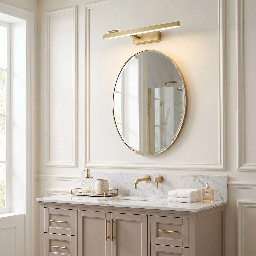 LED аплик за баня SWE031-1W 40cm Brush Gold