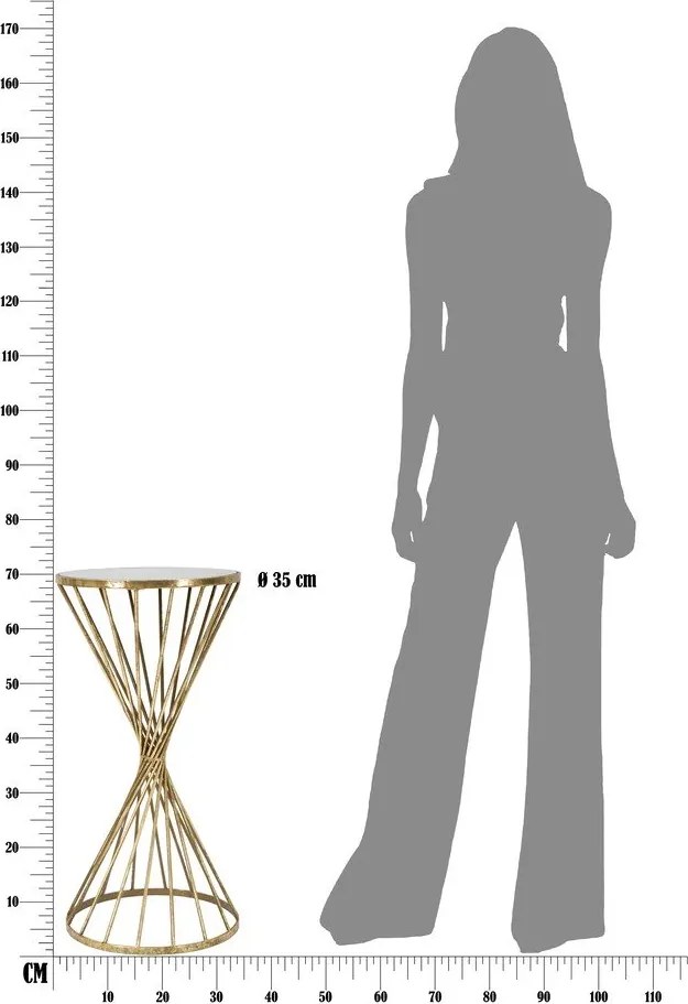 Кръгла масичка за кафе ø 35 cm Hypnos - Mauro Ferretti