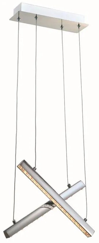 LED Полилей на въже ALIKANTE LED/14W/230V хром