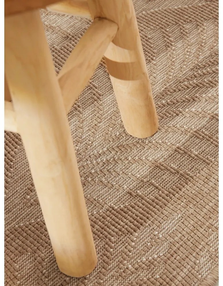 Килим за открито и закрито в цвят слонова кост и бежово 160x230 cm Duet Liora – NORTHRUGS