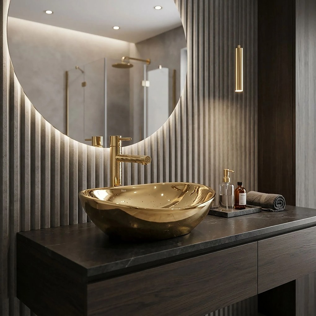 Умивалник за плот Rea Sofia Gold