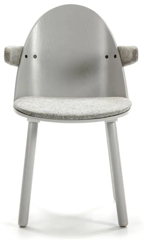 Сив стол с подлакътници Uma - Teulat