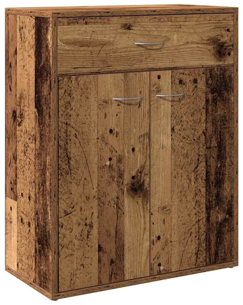 855896 vidaXL Шкаф Old Wood 60x30x75 cm Инженерна дървесина