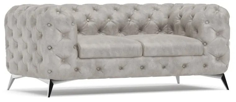 Светлосив кадифен диван 185 cm Chelsea – Ropez