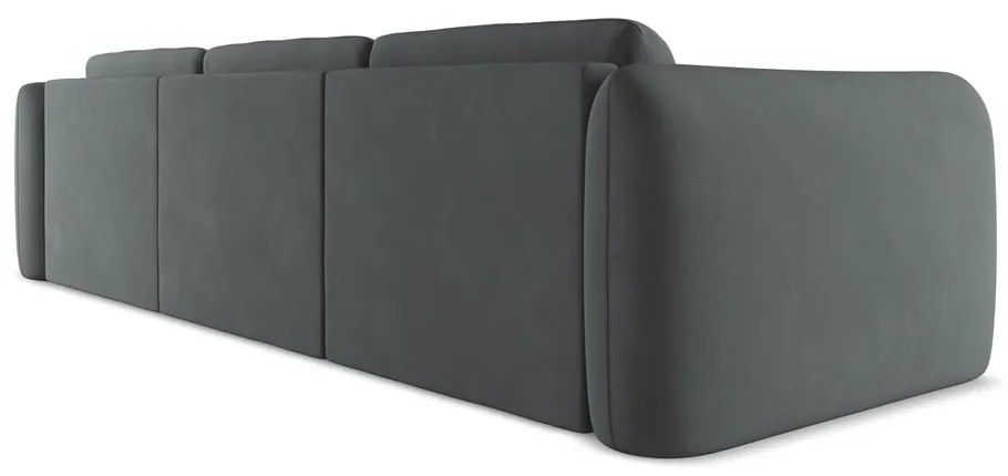 Тъмносив ъглов диван (десен ъгъл) Hoku – Makamii