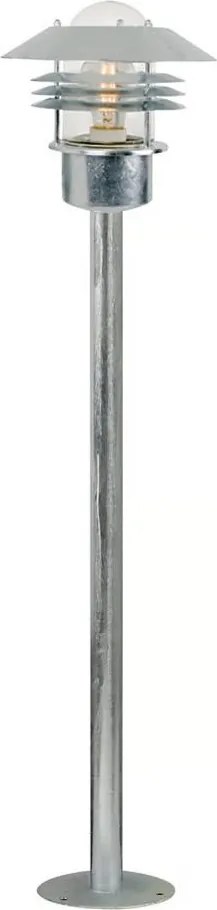 Nordlux - Външна лампа VEJERS 1xE27/60W/230V IP54 сребриста 92 см