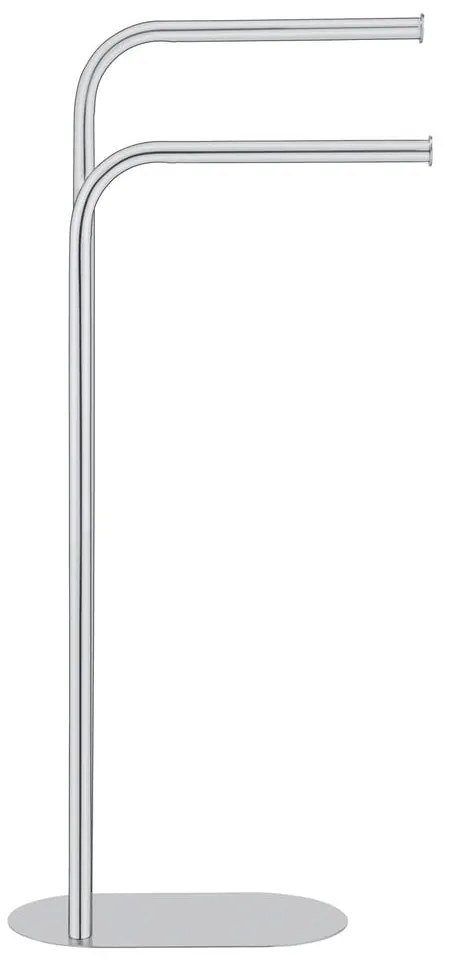 Стойка за кърпи от неръждаема стомана в блестящо сребрист цвят Levante – Wenko