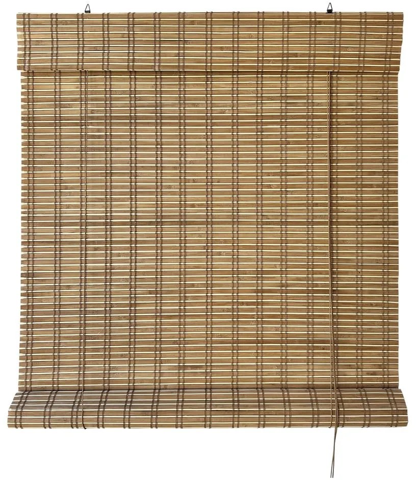 Бамбукова ролетна щора в естествен цвят 200x160 cm Lepus – Gardinia