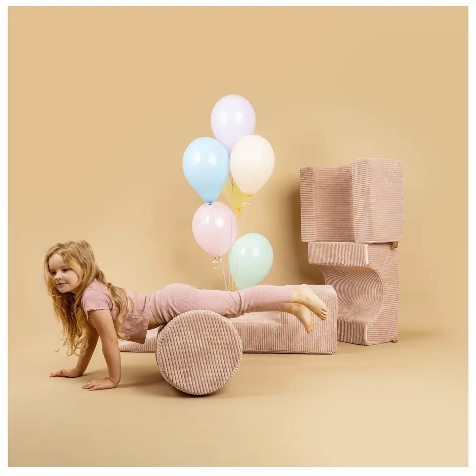 Сива текстилна катерушка от пяна 45x170x30 cm Montessori – Meowbaby